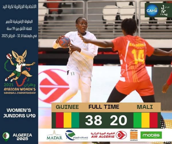 Quatrième victoire et qualification confirmée pour la Guinée à la Coupe du Monde Juniors 2026 :