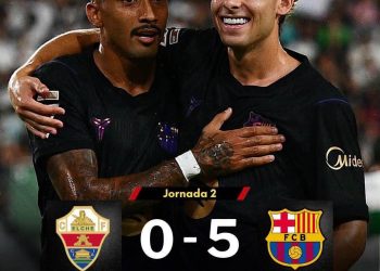 Esp. : le Barça en déplacement à Elche s’amuse 5-0
