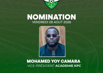 ACADEMIE KPC : . Mohamed Yoy Camara nommé vice président Communiqué