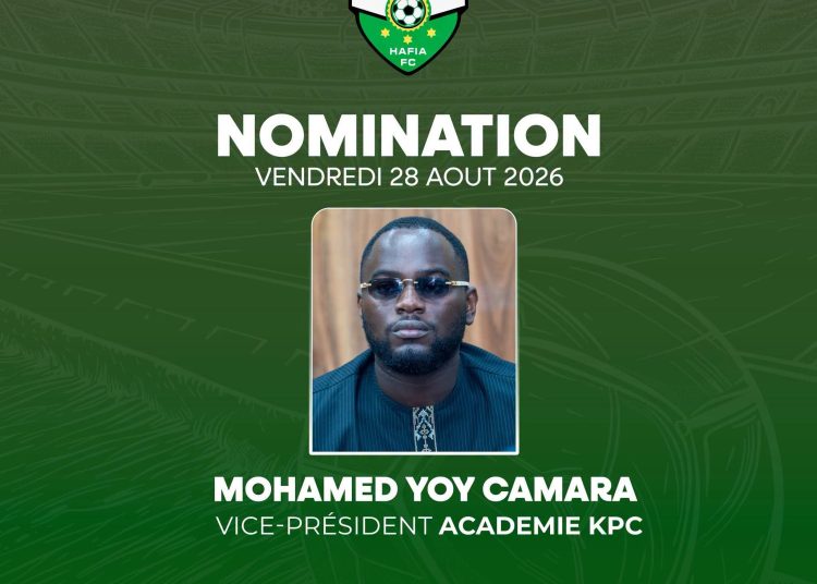 ACADEMIE KPC : . Mohamed Yoy Camara nommé vice président Communiqué